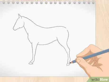 Imagen titulada Draw a Simple Horse Step 10