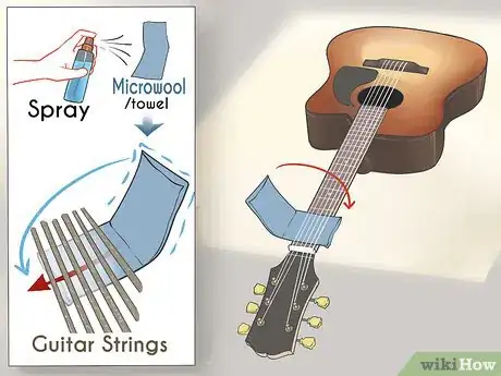 Imagen titulada Clean Guitar Strings Step 3