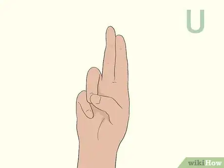 Imagen titulada Fingerspell the Alphabet in American Sign Language Step 21