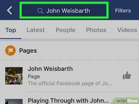 Imagen titulada Find Videos on Facebook Step 8