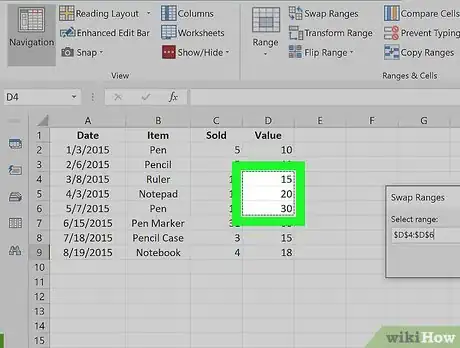 Imagen titulada Switch Cells in Excel Step 20