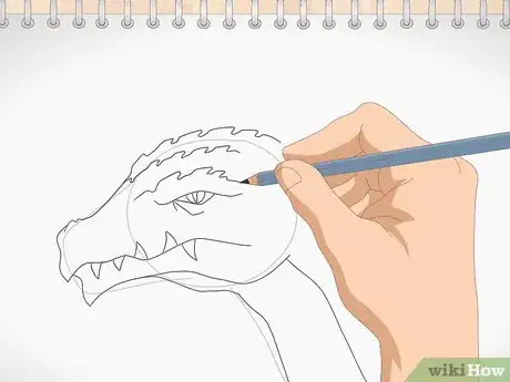 Imagen titulada Draw a Dragon Head Step 7