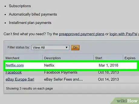 Imagen titulada Cancel a Recurring Payment in PayPal Step 5