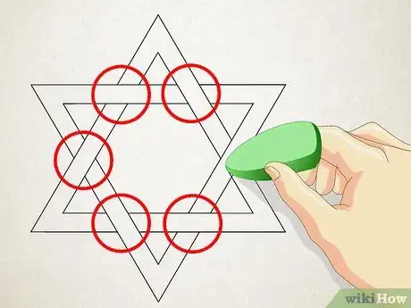 Imagen titulada Draw the Star of David Step 4