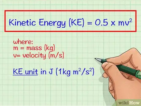 Imagen titulada Calculate Kinetic Energy Step 1