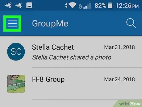 Imagen titulada Delete Contacts on GroupMe on Android Step 2