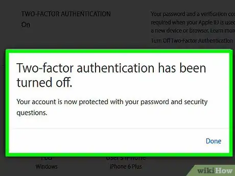 Imagen titulada Turn Off Two‐Factor Authentication on an iPhone Step 14