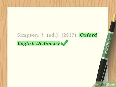 Imagen titulada Cite a Dictionary in APA Step 18