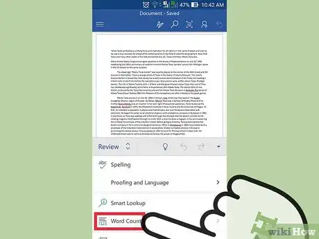 Imagen titulada Check a Word Count in Microsoft Word Step 16