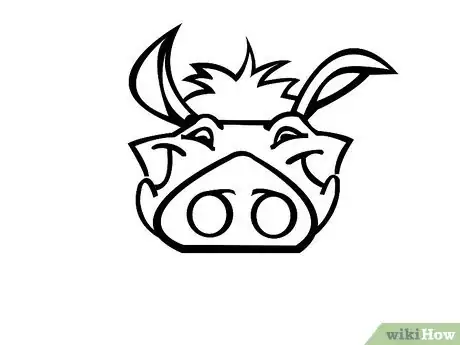 Imagen titulada Draw Pumbaa from the Lion King Step 8