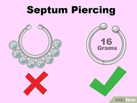 Imagen titulada Hide a Septum Piercing Step 1