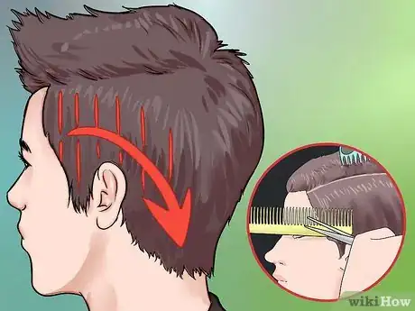 Imagen titulada Cut a Faux Hawk Step 10