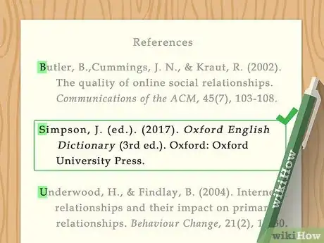 Imagen titulada Cite a Dictionary in APA Step 15