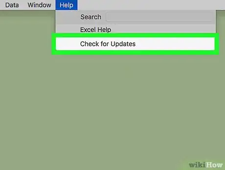 Imagen titulada Update Excel on Mac Step 3