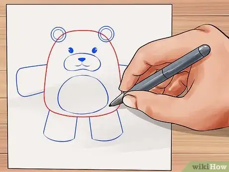 Imagen titulada Draw a Teddy Bear Step 13