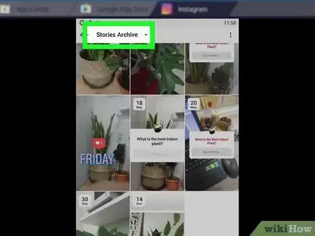Imagen titulada See Archived Posts on Instagram on PC or Mac Step 15