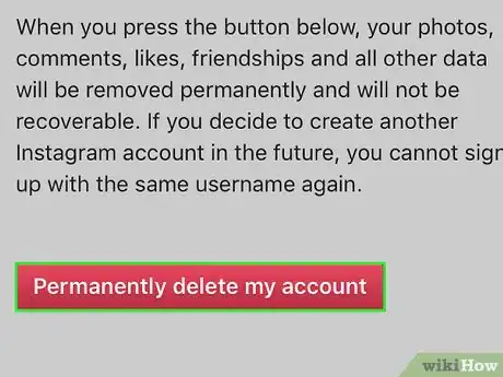 Image intitulée Delete Your Instagram Account on the iPhone Step 13