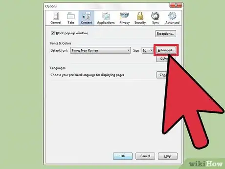 Image intitulée Change the Default Font in Firefox Step 7