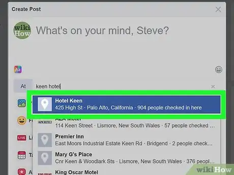 Image intitulée Check In on Facebook Step 13