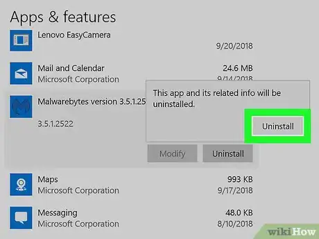 Image intitulée Uninstall Malwarebytes' Anti Malware Step 7