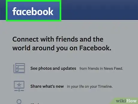 Image intitulée Log in to Facebook Step 1