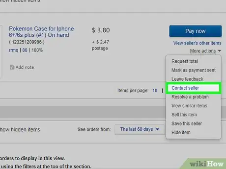 Image intitulée Cancel an Order on eBay Step 6