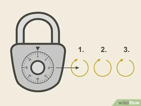 Image intitulée Open a Combination Lock Step 4