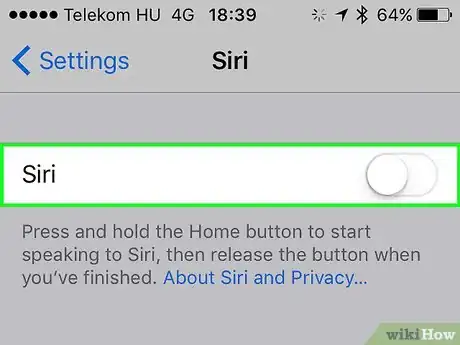 Image intitulée Disable Siri Step 8