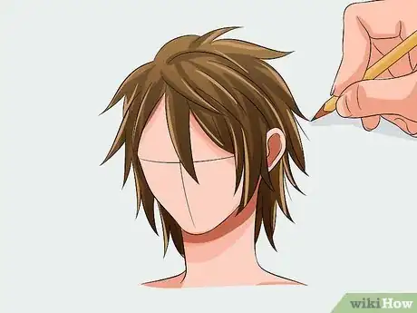 Image intitulée Draw Manga Hair Step 5