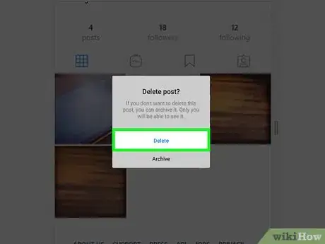 Image intitulée Delete Multiple Photos on Instagram from a Computer Step 28