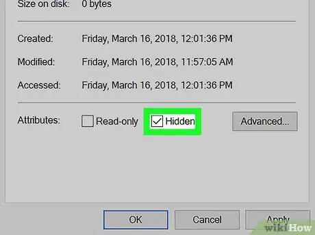 Image intitulée Hide a Folder or File Step 2