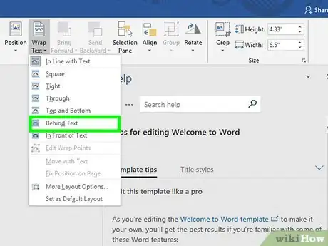 Image intitulée Wrap Text in Word Step 11