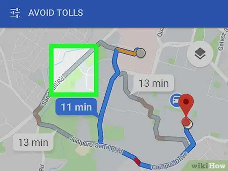 Image intitulée Change the Route on Google Maps on Android Step 7