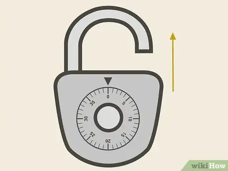 Image intitulée Open a Combination Lock Step 9