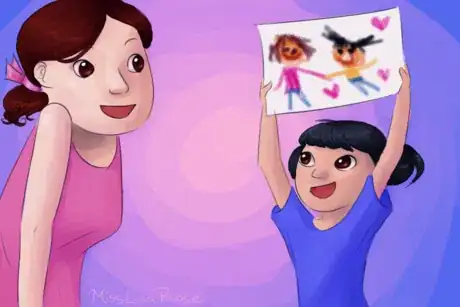 Image intitulée Girl Shows Drawing to Woman.png