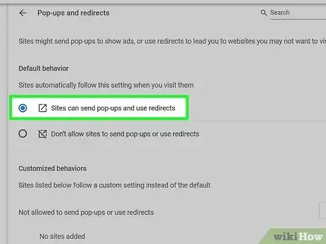 Image intitulée Allow Pop ups on Google Chrome Step 7