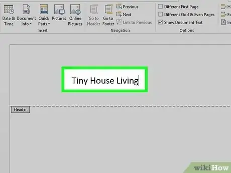 Image intitulée Add a Header in Microsoft Word Step 6