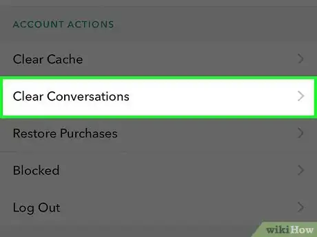 Image intitulée Clear All Snapchat Conversations Step 4