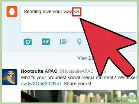 Image intitulée Make a Heart on Twitter Step 8