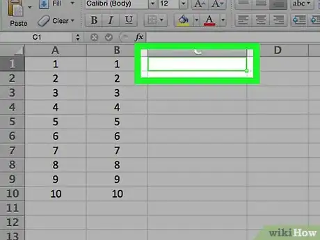 Image intitulée Multiply in Excel Step 2