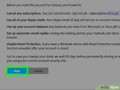 Image intitulée Close a Hotmail Account Step 4