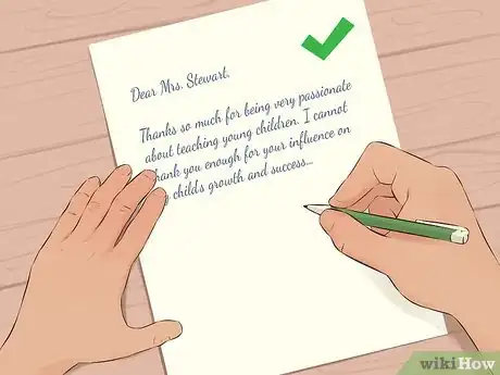 Image intitulée Write a Thank You Note to a Teacher Step 2