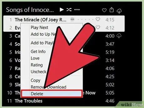 Image intitulée Delete Songs from iTunes Step 6