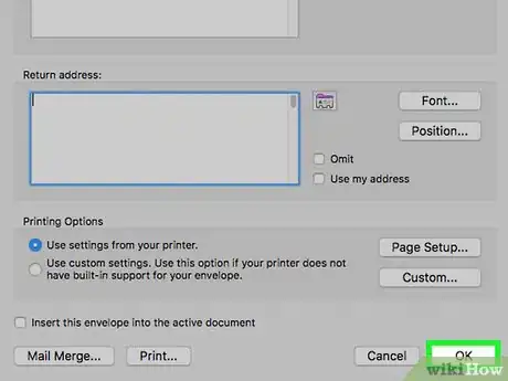 Image intitulée Print on an Envelope Using Microsoft Word Step 27