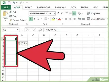Image intitulée Add Autonumber in Excel Step 6