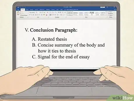 Image intitulée Write an Essay Outline Step 14