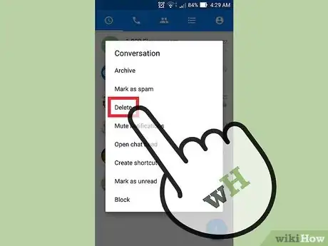 Image intitulée Delete Facebook Messages on an iPhone or Android Step 4