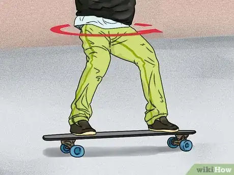 Image intitulée Stop on a Longboard Step 7