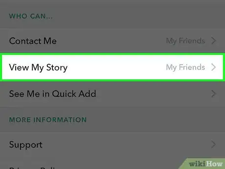 Image intitulée Make Your Snapchat Story Private Step 4