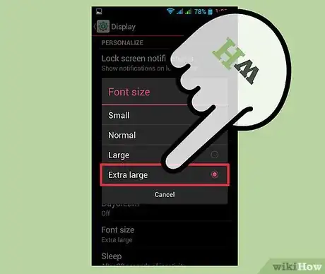 Image intitulée Make the Android Text Size Larger Step 6